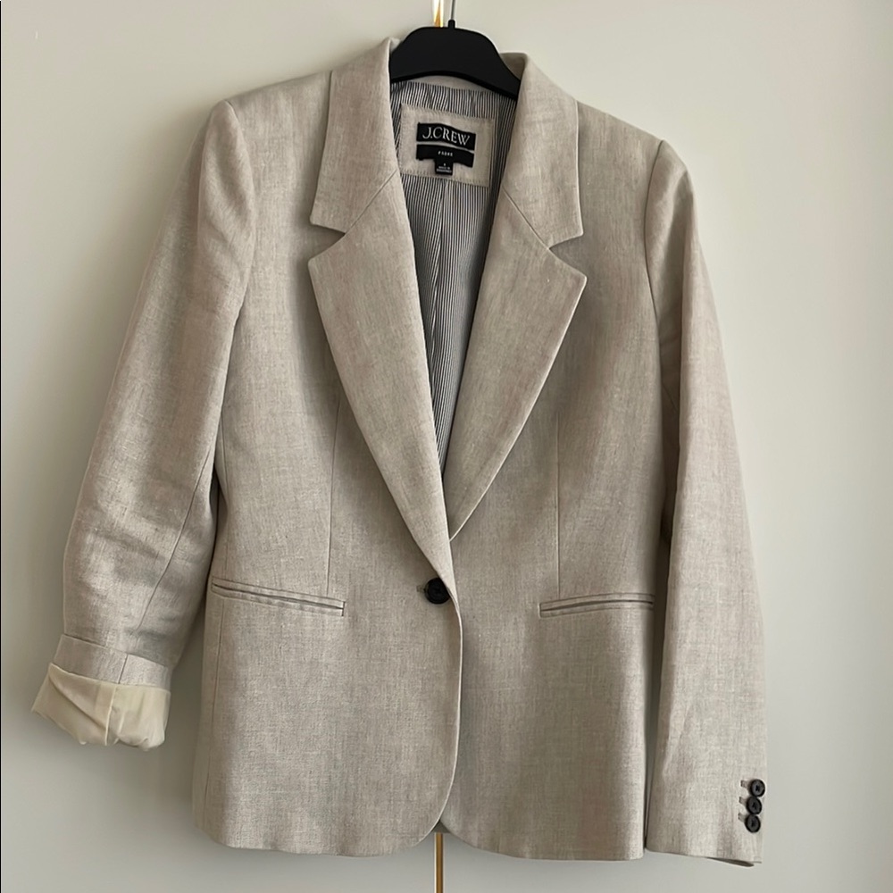 J.Crew Beige Blazer - worn only twice